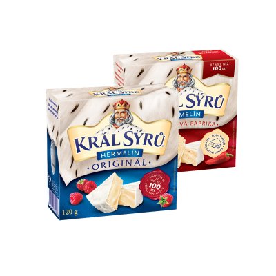 Král Sýrů Hermelín 45% 120g